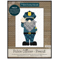 Police Officer Gnome Precut Fused Applique Pack Primary Image