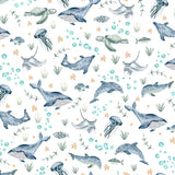 Cuddle® Prints - Under The Sea Multi Digitally Printed Minky Yardage Primary Image