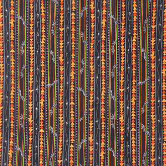 Scaredy Cat - Creepy-Crawlies Midnight Yardage
