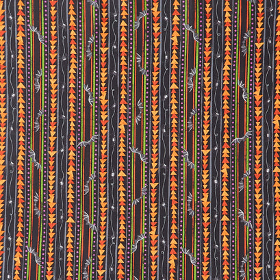 Scaredy Cat - Creepy-Crawlies Midnight Yardage