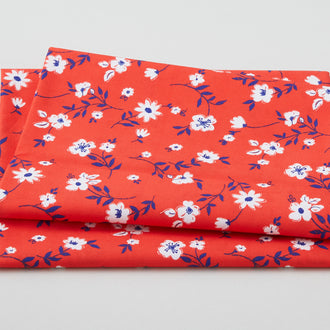 Anname Favorites - Flower Cluster Red 2 Yard Cut