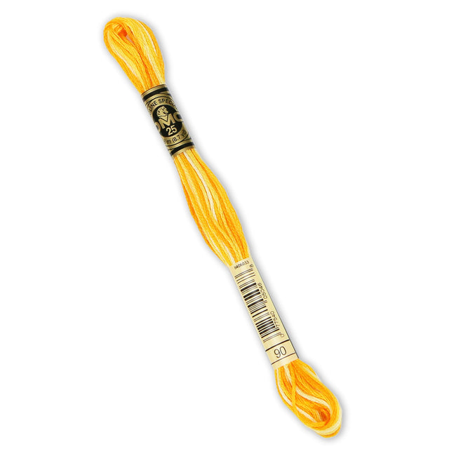 DMC Embroidery Floss - 90 Variegated Yellow Primary Image