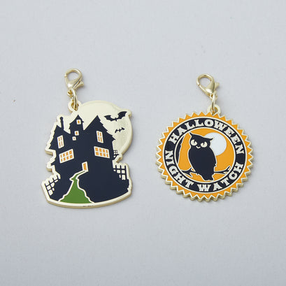 Sew Cute Zipper Charms - Haunted House & Owl