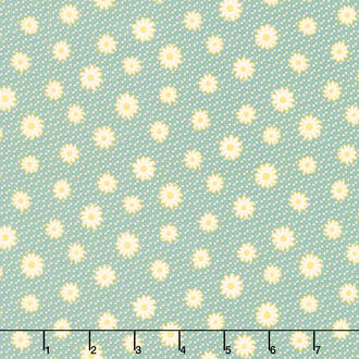 Aunt Grace Calicos - Daisy Green Yardage