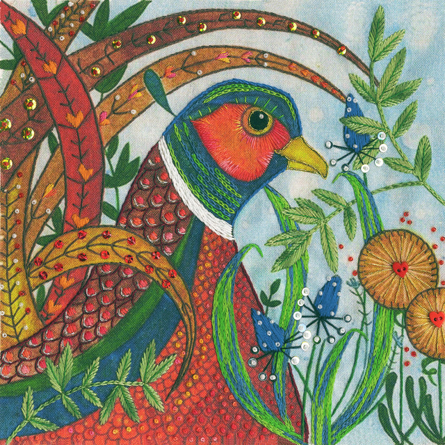 Flights of Fancy Pheasant Embroidery Kit Primary Image