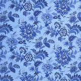 French Quarter - Large Floral Light Blue Yardage Primary Image