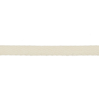 1/4" Cotton Twill Tape - Ivory
