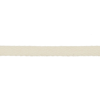 1/4" Cotton Twill Tape - Ivory