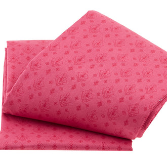 Wilmington Essentials - In the Pink Squares Dark Pink 3 Yard Cut