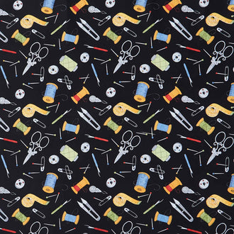 Common Threads - Notions Black Yardage