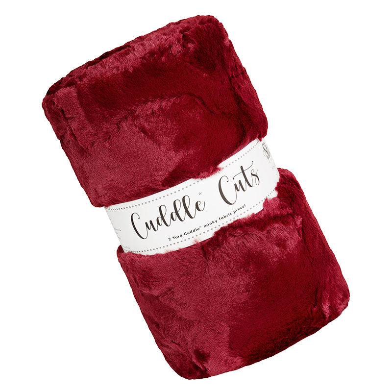 2 Yard Luxe Cuddle Cut HIDE MERLOT by Shannon Fabrics – Red-Roxy Quilt Co