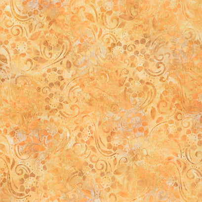 Artisan Batiks - Sun Forest Swirls Honey Yardage