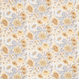 Honey and Lavender - Floral All Over Honey Yardage Primary Image