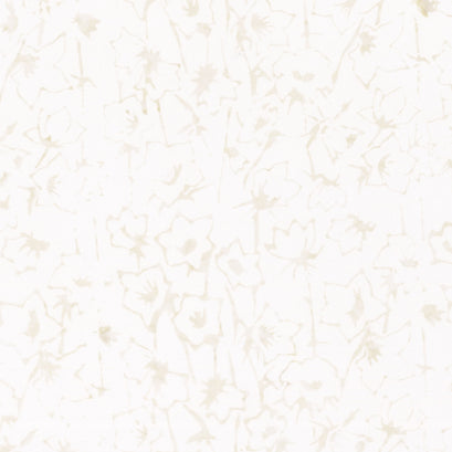 Tonga Batiks - Vanilla Pumpkin Flowers Whisper Yardage