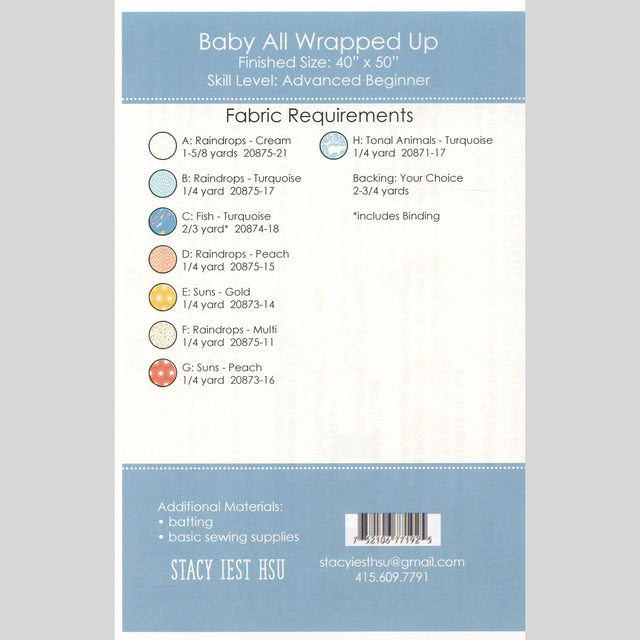 Baby All Wrapped Up Quilt Pattern