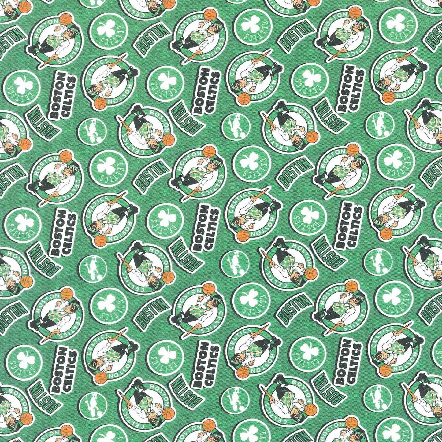 NBA - Boston Celctics Sticker Toss Green Yardage Primary Image
