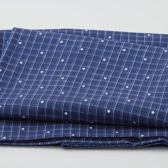 Hometown America - Checkered Navy 2 Yard Cut