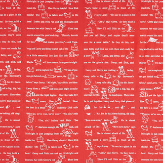 White as Snow - Snow Story Red Yardage