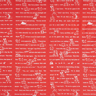 White as Snow - Snow Story Red Yardage