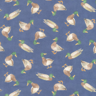 Lakefront - Mallard Toss Navy Yardage