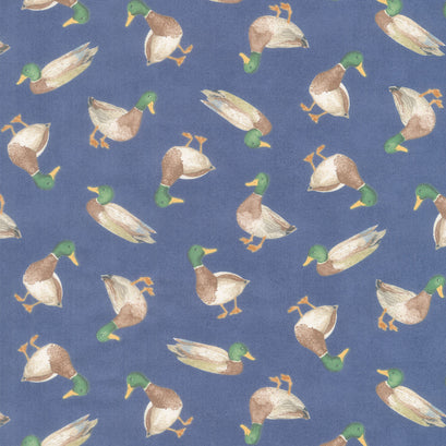 Lakefront - Mallard Toss Navy Yardage