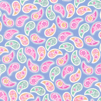 Enchanted Bloom - Paisley Parade Cornflower Yardage