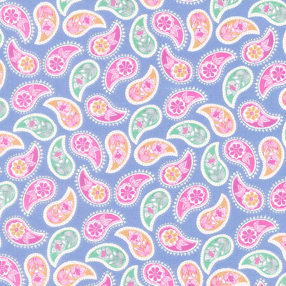 Enchanted Bloom - Paisley Parade Cornflower Yardage