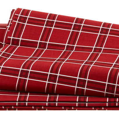 Plaid Red 2 Yard Cut
