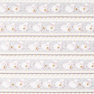 Sweet Dreams - Counting Sheep Stripe Multi Yardage