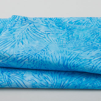 Winter's Foliage Batiks - Pine Needles Turquoise 2 Yard Cut