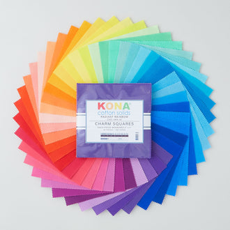 Kona Cotton - Radiant Rainbow Charm Pack