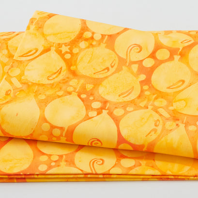 Rainbow Celebration Batiks - Balloons Orange 2 Yard Cut
