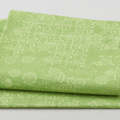 Mixed Medallion Blender - Lime 2 Yard Cut