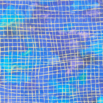 Chromaticity - Grid Jewel Metallic Yardage