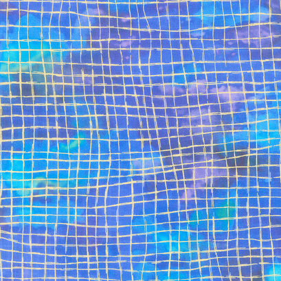 Chromaticity - Grid Jewel Metallic Yardage