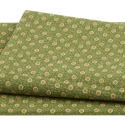 Windsor Park - Ditsy Black/Green 2 Yard Cut