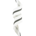 Emmaline #3 Zippers-by-the-Yard - White with Gunmetal Primary Image