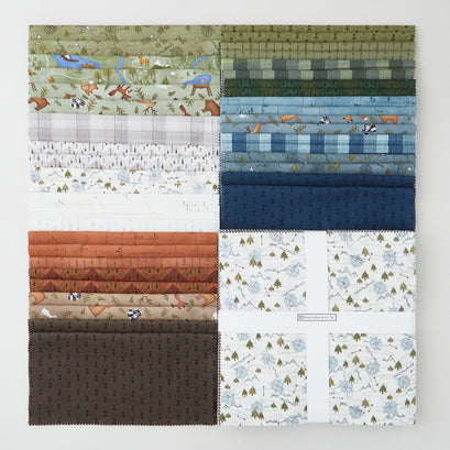 The Mountains are Calling Flannel 10" Squares