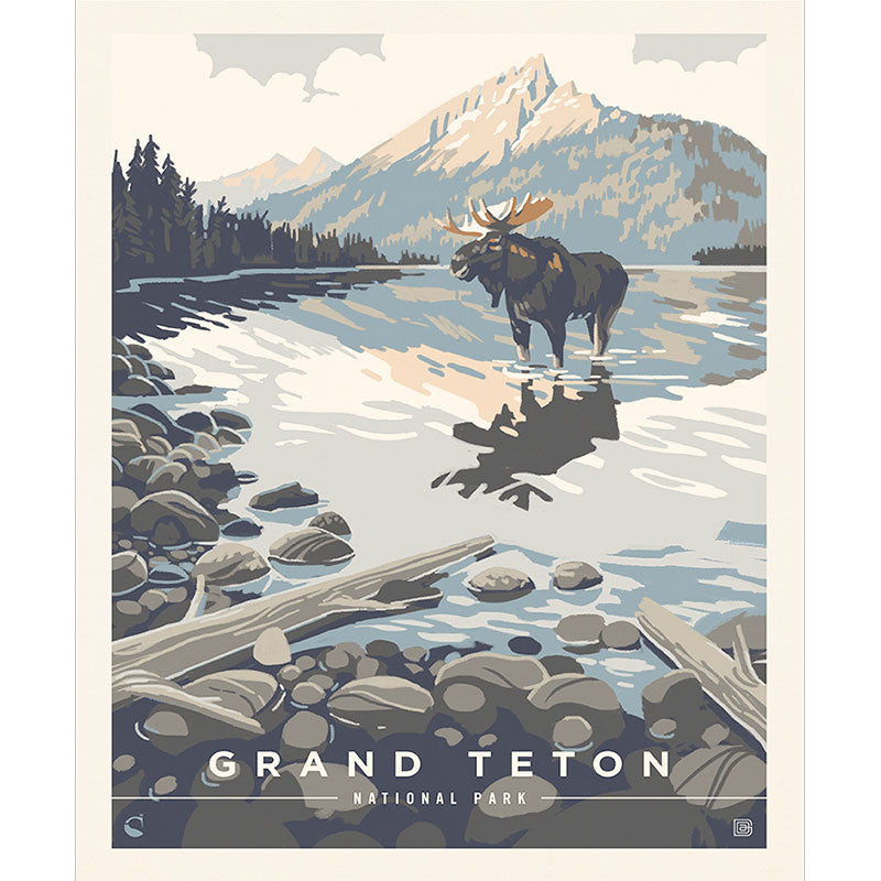 National Parks - Grand Teton Poster Multi Panel Primary Image