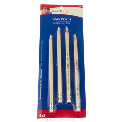 Chalk Pencils (4ct - Assorted Colors)