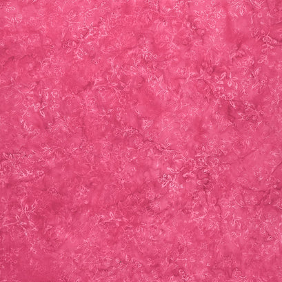 Chantilly Batiks - Dot Vine Raspberry Yardage