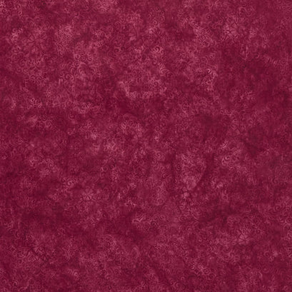Chantilly Batiks - Medallion Lace Merlot Yardage