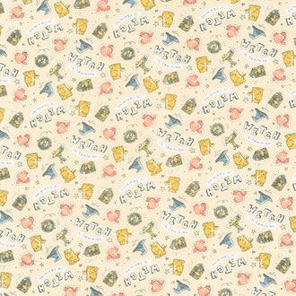 Character Nursery Collection - Witch in Training Apricot Yardage