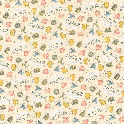 Character Nursery Collection - Witch in Training Apricot Yardage