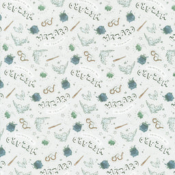 Character Nursery Collection - Wizard in Training Grey Yardage