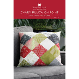 Charm Pillow on Point Quilt Pattern by Missouri Star
