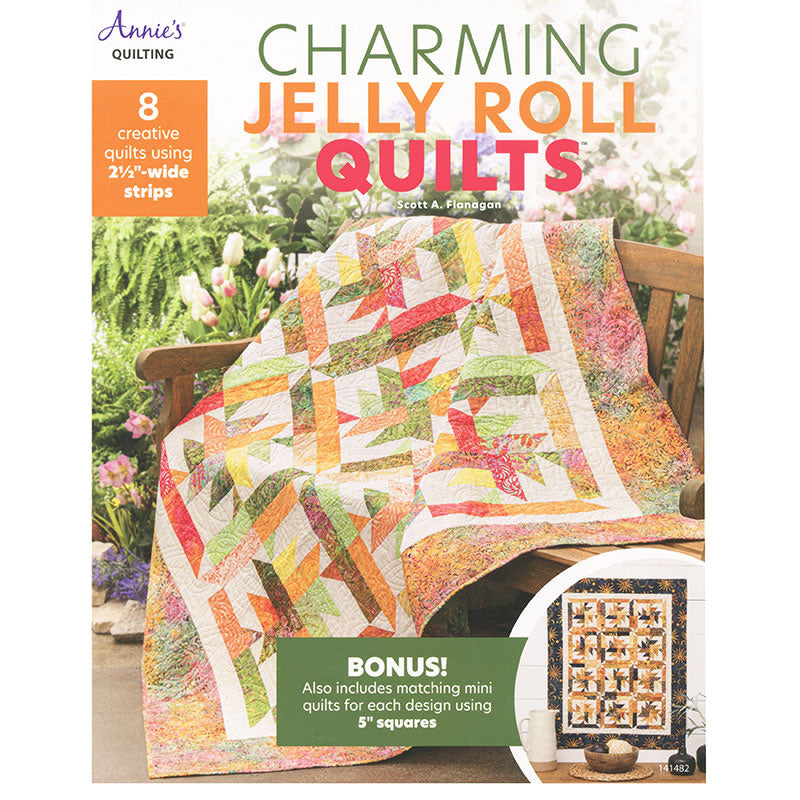 Annie's Charming Jelly Roll Quilts Book | Traditional