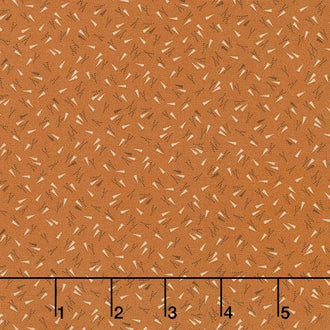 Cheddar & Chocolate - Dashing Around Rust Yardage