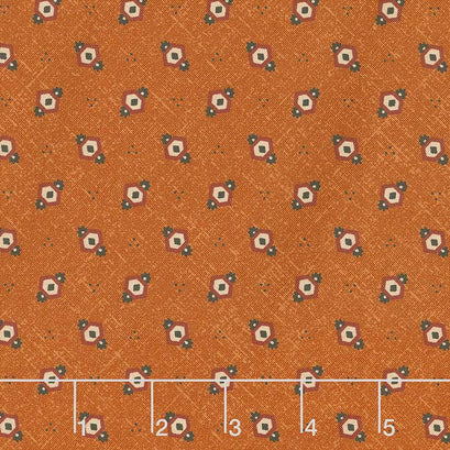 Cheddar & Chocolate - Hexie Diamond Cheddar Yardage