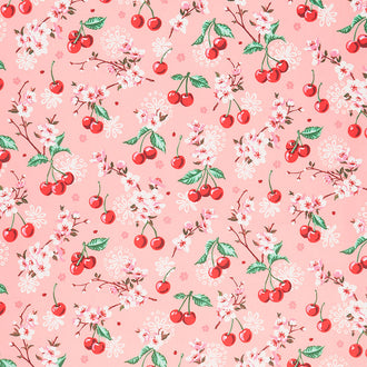 Cherry Blossom - Main Peach Yardage